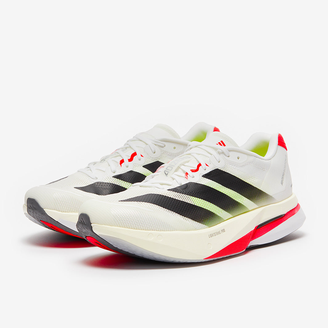 ADIZERO BOSTON 13 M ホワイト/ブラック/レッド adidas Adizero Boston 13 EQT - Ftwr White/Core Black/Lucid Red