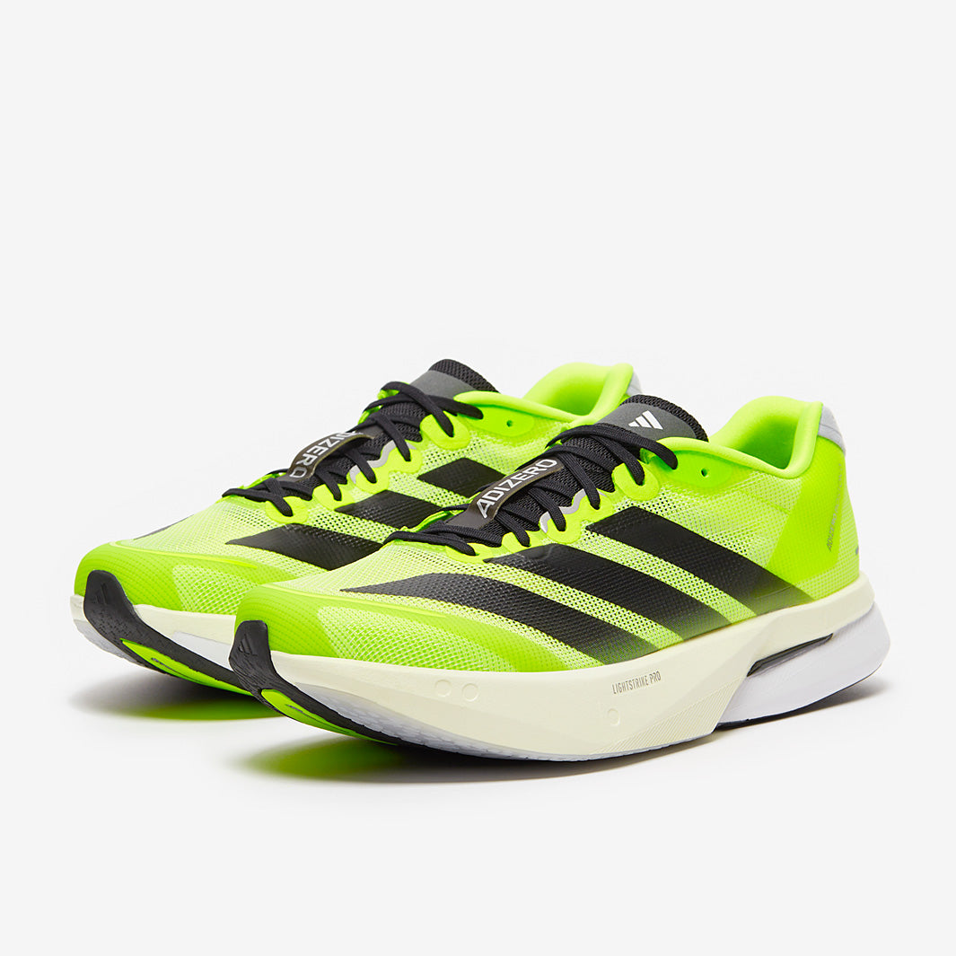 ADIZERO BOSTON 13 M ネオンイエロー/ブラック adidas Adizero Boston 13 EQT - Lucid Lemon/Core Black/Halo Silver